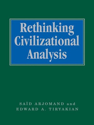 cover image of Rethinking Civilizational Analysis